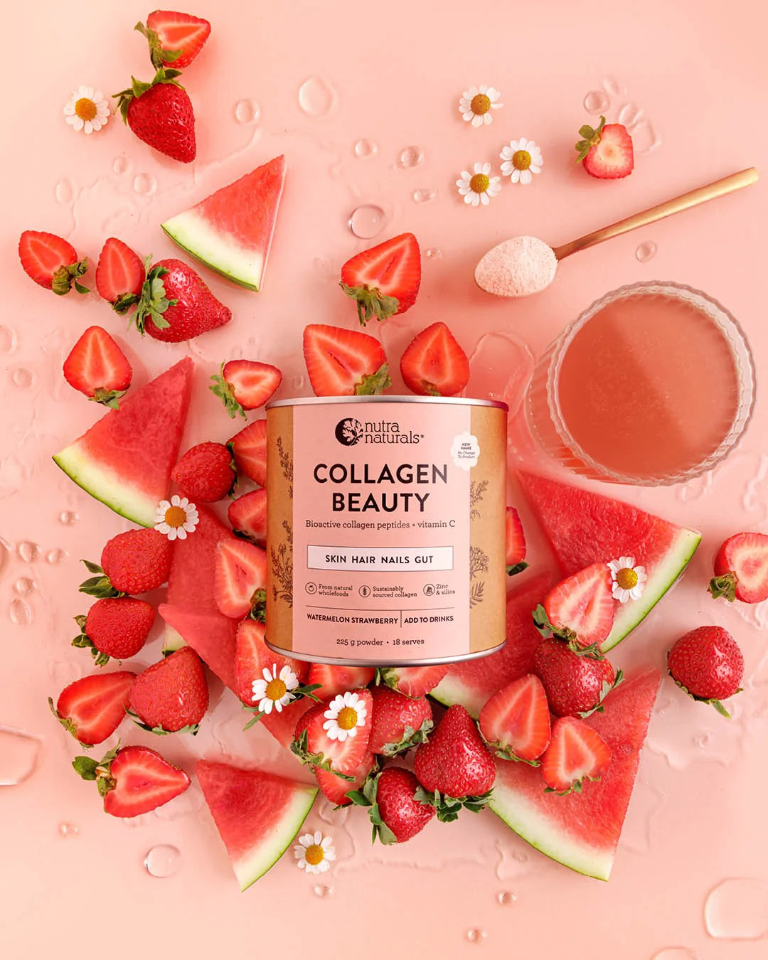 Collagen Beauty - Watermelon Strawberry 225g