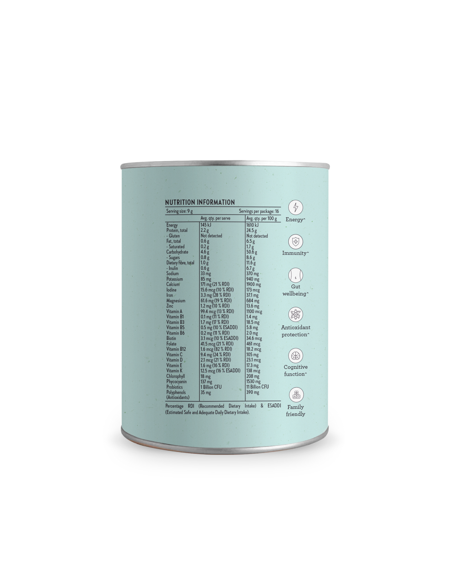 Nutra Organics Super Greens + Reds 150g