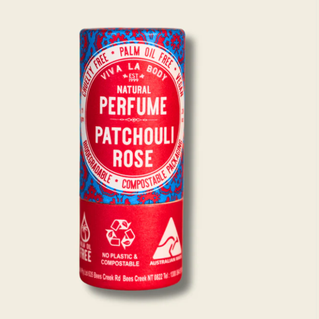 Natural Perfume Tube - Patchouli Rose