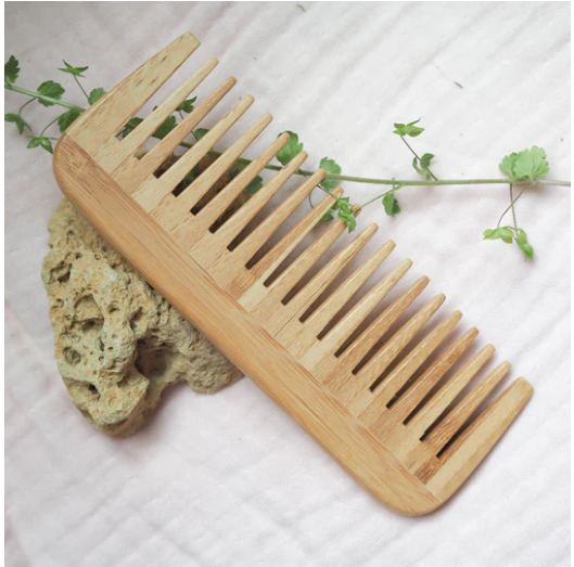 Bamboo Wide Tooth Hair Brush BASS