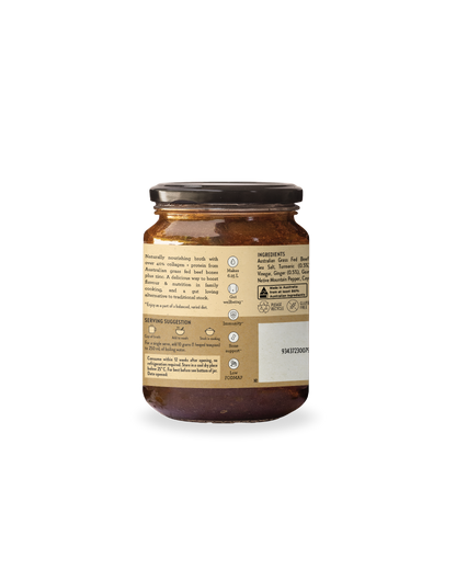 Beef Bone Broth Concentrate Turmeric Ginger 250g