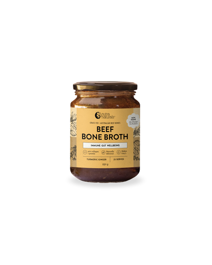 Beef Bone Broth Concentrate Turmeric Ginger 250g