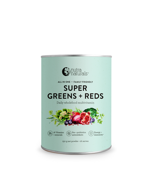 Nutra Organics Super Greens + Reds 150g