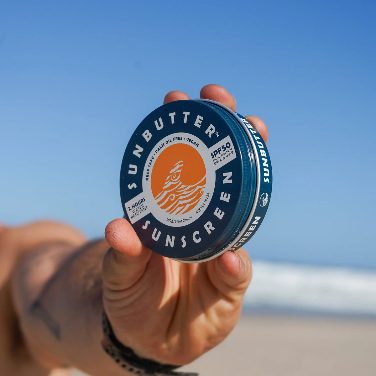 Sun Butter SPF50 Water Resistant Reef Safe Sunscreen