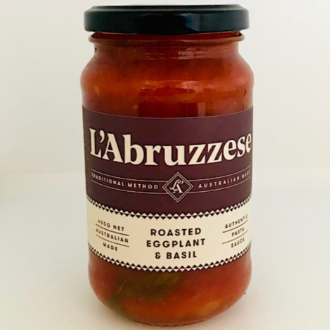 L'Abruzzese Artisan Tomato Sauce - Roasted EggPlant & Basil