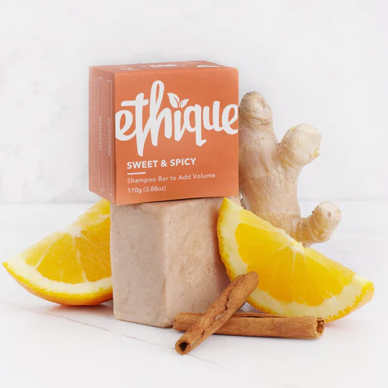 Ethique Sweet & Spicy Volumising Solid Shampoo Bar