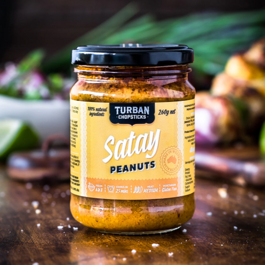 Turban Chopsticks - Satay Peanuts