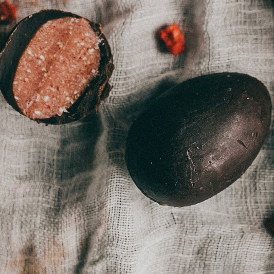 Strawberry Filled Eggs