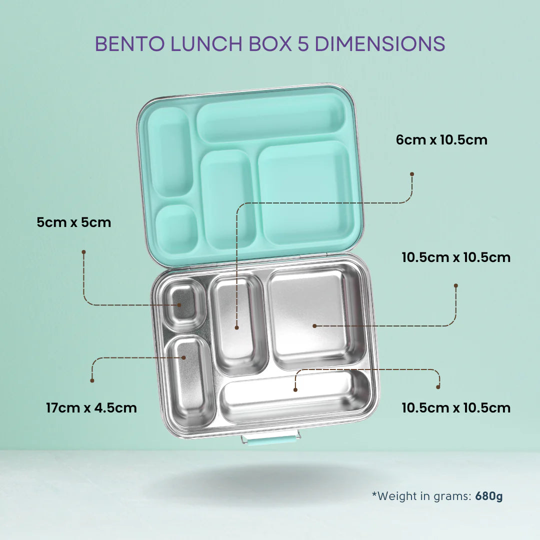 Bento Lunch Box 5- Leak Proof