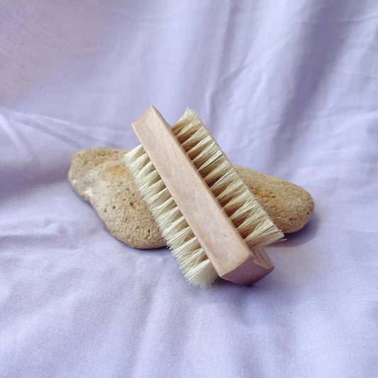 Double Sided Sisal Bamboo Nail Brush