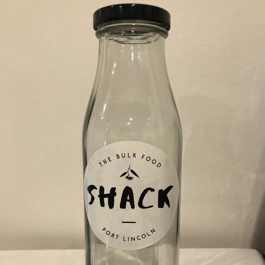 550ml 'The Bulk Food Shack' Glass Bottle Refillable