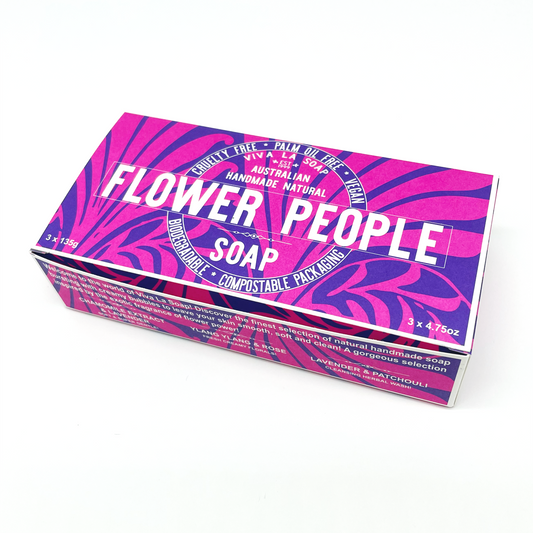 Flower People Natural Soap Gift Box