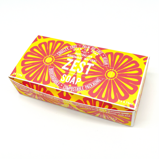 Zest Natural Soap Gift Box